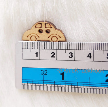 Wood Car Buttons